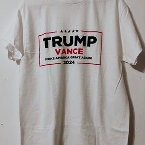 White Trump Vance 2024 Men's Shirt